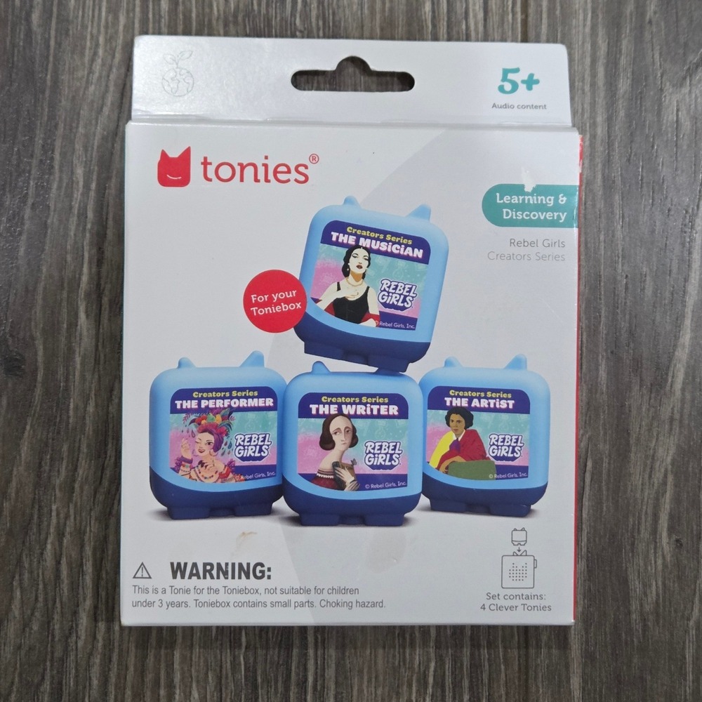 Tonies Rebel Girls Creators Series 4 Clever Tonies‎ Set Musician Writer Artist
